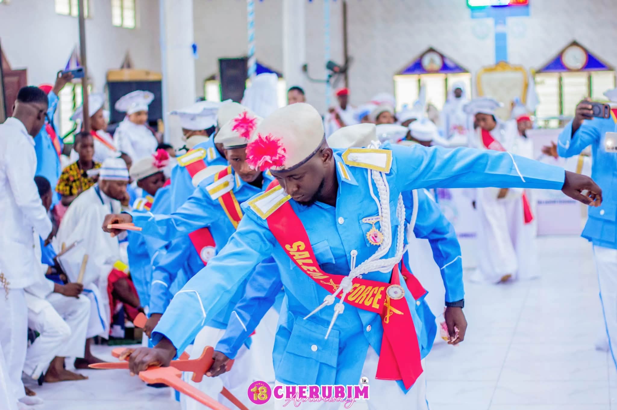 Members of Mount Salem Zion gathered for worship